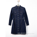 Wholesale Fashion Denim Dress Casual